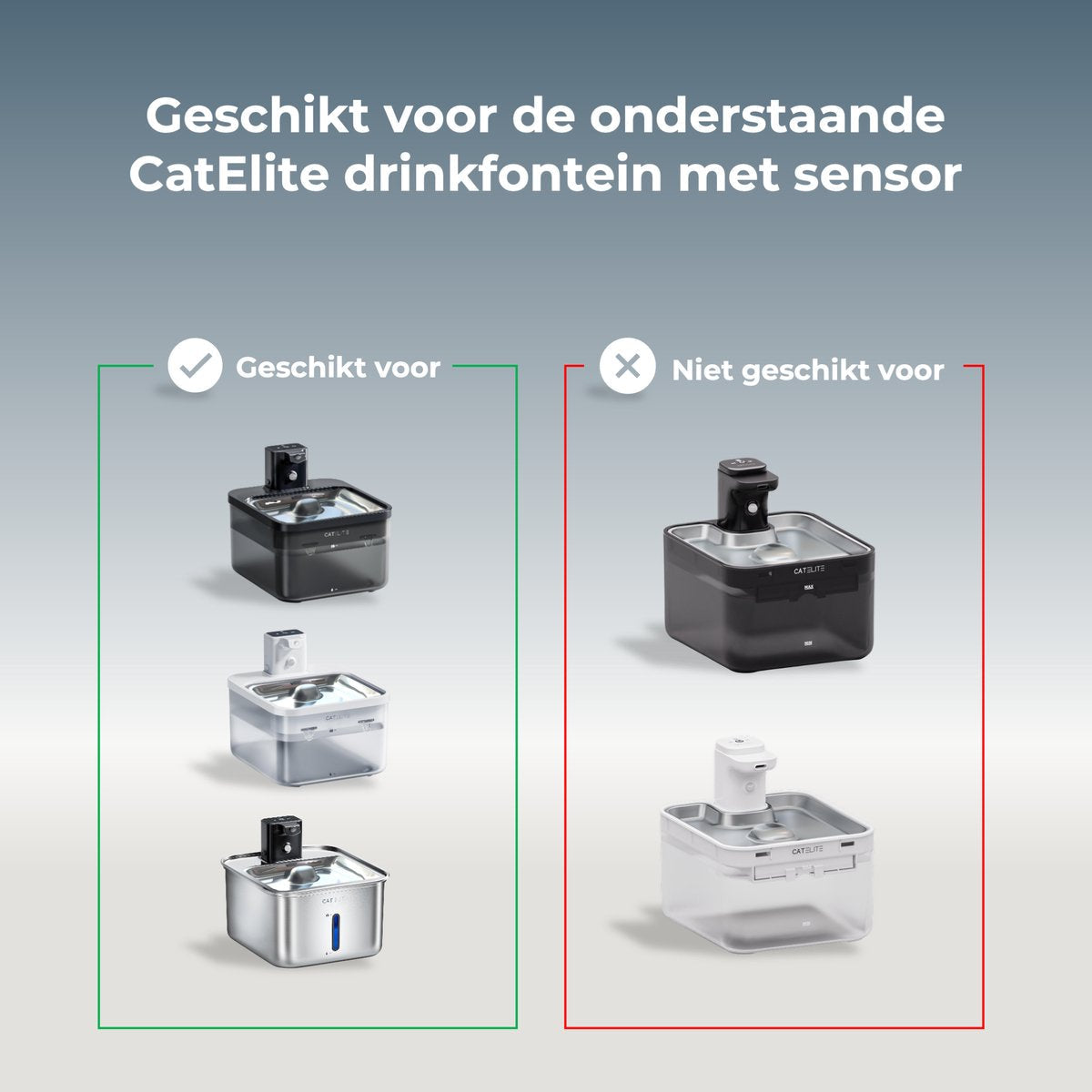 Filters Drinkfontein Fresh & Draadloze Drinkfontein