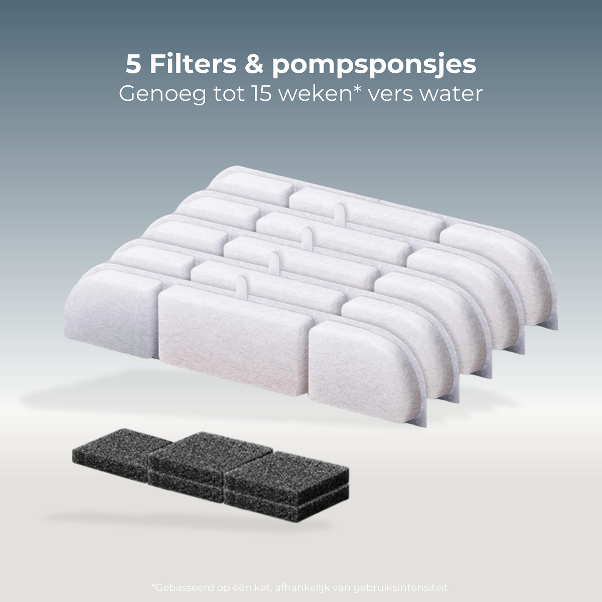 Filters Drinkfontein Fresh & Draadloze Drinkfontein