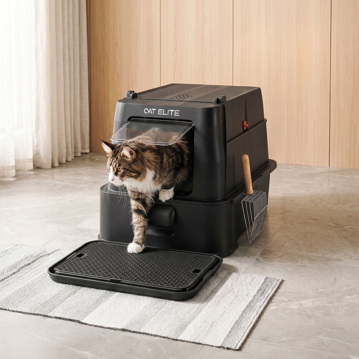 Nest Kattenbak RVS