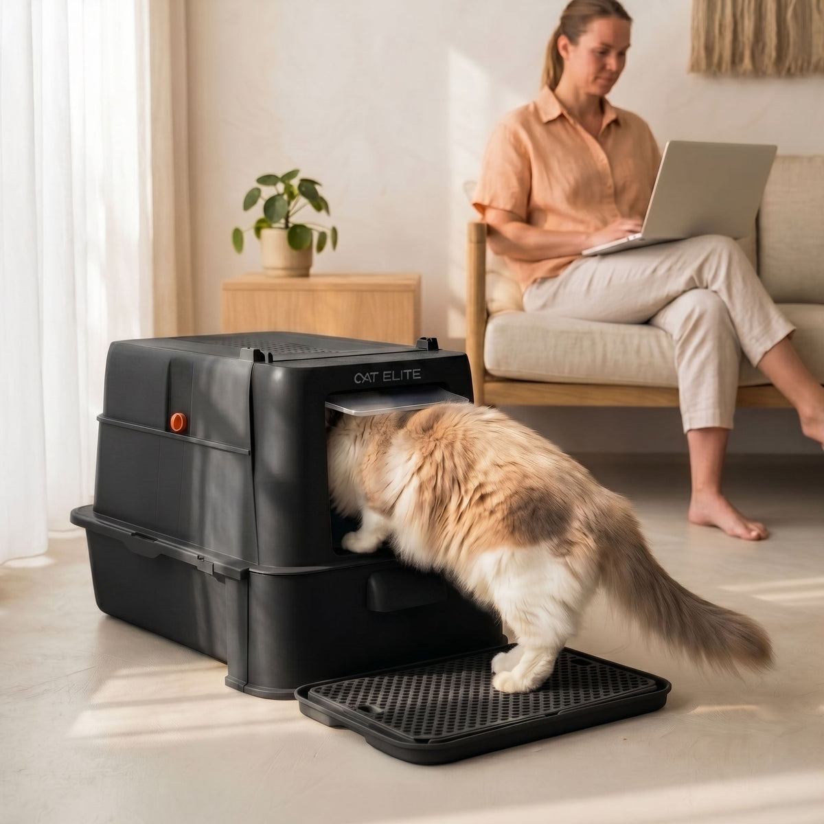 Nest Kattenbak RVS