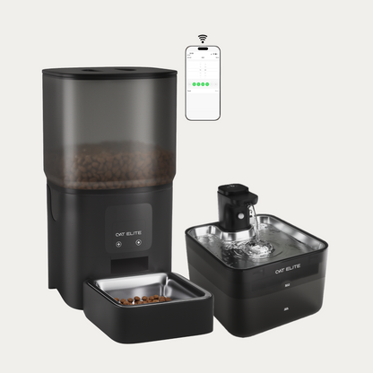 Bundel | Core Enkele Voerautomaat & Wave Drinkfontein