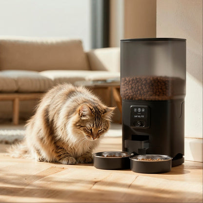 Bundel | Ease Automatische Kattenbak, Sync Dubbele Voerautomaat & Stream Drinkfontein