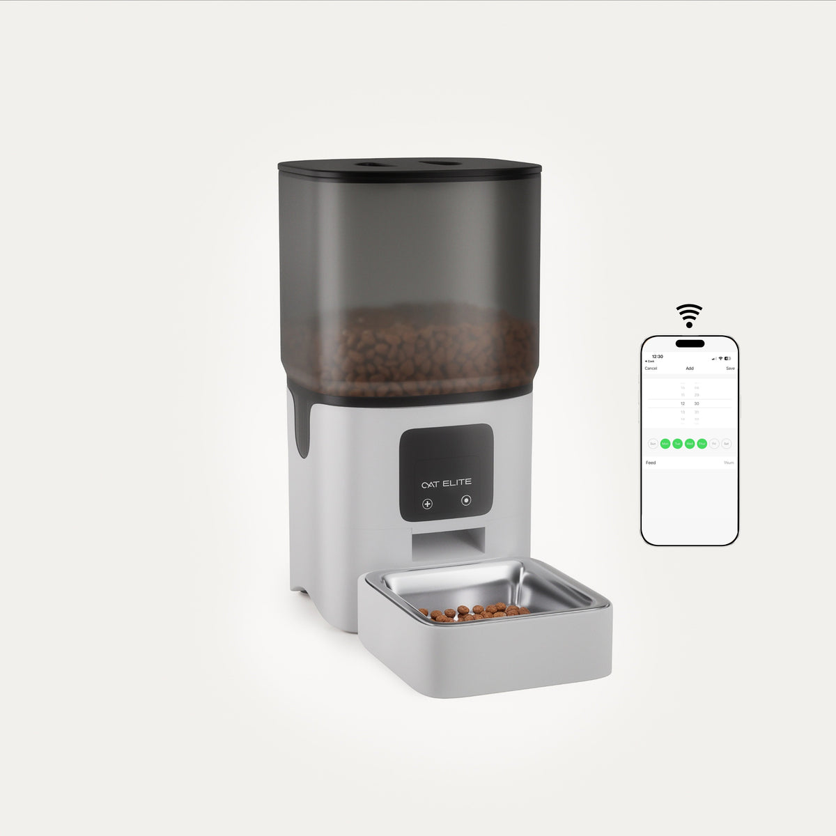 Core Voerautomaat | Enkele RVS Voerbak | Zonder Camera